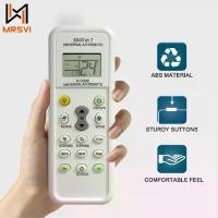 ราคา รีโมทควบคุมเครื่องปรับอากาศ [ขายดีที่สุด] รุ่น 5000 in 1 สำหรับ Gree, Midea, Haier, Daikin, Hitachi, Sharp, Panasonic และ Sanyo (1733874121878963382)