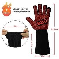 ราคา ถุงมือเตาอบ 1 คู่ ถุงมือบาร์บีคิว ทนความร้อนสูง 500 800 องศา ทนไฟ ฉนวนกันความร้อนสำหรับบาร์บีคิว ไมโครเวฟ 230731 (1733654615413065338)