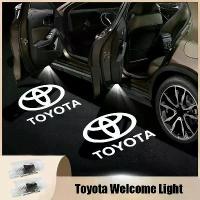 ราคา โปรเจคเตอร์ LED HD พร้อมโลโก้ประตูรถ ไฟต้อนรับ อุปกรณ์เสริมสำหรับ Toyota GR Corolla Yaris Aygo Prius Camry Auris Avensis Rav4 (1734309596420998845)