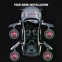 ราคา 2 ชิ้น ไฟต้อนรับประตูรถยนต์ FIAT HD โปรเจคเตอร์ LED สำหรับ FIAT 500 Ducato Panda Grande Punto Tipo Abarth Pulse Strada 600 500L (1734309673191245501)