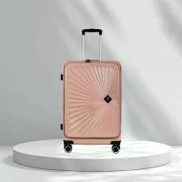 ราคา The Magnet WETZLARS กระเป๋าเดินทาง ขนาด 28 นิ้ว พร้อมช่องใส่ของด้านหน้า รุ่น Blossom-01 29x51x70 ซม. สีชมพูทะเล (1734374899802407964)