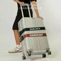 ราคา สินค้าดี AMBASSADOR l สายรัดกระเป๋าเดินทาง สกรีนชื่อ สายรัด กระเป๋าเดินทาง TSA Luggage Strap (1733577468189574156)
