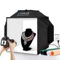 ราคา Puluz 40*40 cm 3 LED Panel Studio Lightbox กล่องถ่ายรูปสตูดิโอแบบพับได้ (1729660344499341783)