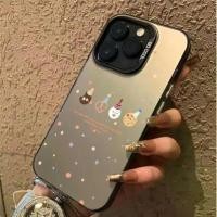 ราคา สีดำหรูหราซิลิโคนแข็งกรณีโทรศัพท์ บิสกิต for IPhone 13 12 7Plus 14 15 11 Pro MAX 8 6 7 6S Plus X XR XS เคส หน้าจอ มือถือ (1734212946403230891)