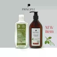 ราคา 【ขายดี】 Principle Herbal Shampoo, Principle Simple, Olive Oil Formula, Reduces Rashes, Acne, Sensitive Skin, Fragrance-Free, Gentle, Suitable for Children, Shampoo, Extra Mild Shampoo with Olive Oil (