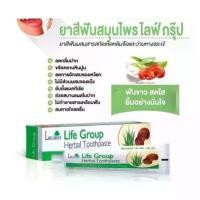 ราคา #ยาสีฟันไลฟ์กรุ๊ป#HERBAL TOOTHPASTE#ยาสีฟันผสมสมุนไพรสารสกัดเห็ดหลินจือ&ว่านหางจระเข้ ช่วยปากสะอาด&ไร้กลิ่นปาก&หอมสดชื่น จัดส่งจากกทม (1733428559236072629)