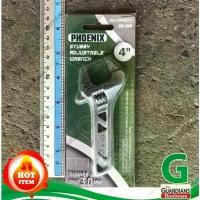 ราคา ประแจเลื่อนสั้นพิเศษ PHOENIX() รุ่น CR-V4 ขนาดยาว 4นิ้ว ปากบางแค่ 3.0mm ไขชิ้นงานเล็กๆได้ง่าย Jaw Capacity 25mm (Stubby Adjustable Wrench 4 ) (1734680261389616175)