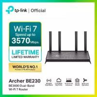 ราคา TP-Link Archer BE230 / Archer BE220 BE3600 Dual-Band Wi-Fi 7 Router Dual-Band มาพร้อม 2.5G Ports ถึง 2ช่อง และ 4 เสารับส่งสัญญาณ รองรับ EasyMesh สามารถรับชมสตรีมมิ่งความละเอียด 4K/8K ได้สบายๆ (1734454