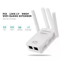 ราคา [COD] Wifi repeater ตัวกระจายสัญญาณไวไฟ แบบ สี่เสา PIXLINK LV-WR09 300M bps ตัวขยายสัญญาณ wifi ระยะไกลจาก router อุปกรณ์ กระจาย สัญญาณ wifi ใน บ้าน ขึ้น ชั้น 2 (1734267783697302532)