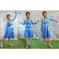ราคา ♣ชุดเจ้าหญิงเอลซ่าสีฟ้า Elsa Frozen Princess Elsa Dress ชุดแฟนซีเจ้าหญิง **ลดราคา**♬ (1734578981792875524)