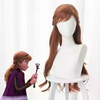 ราคา คอสเพลย์ วิกผมคอสเพลย์เจ้าหญิงแอนนาจาก Frozen 2 สีน้ำตาล พร้อมหน้าม้าปัดข้างและทรงผมเปียคอสเพลย์ วิกสำหรับคอสเพลย์ (1734512950633727444)