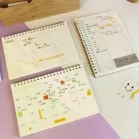 ราคา สมุดแพลนเนอร์ ปกน้ำตาล ⭐️ รายเดือน รายวัน รายสัปดาห์ A5 Kraft Coil Planner Diary แพลนเนอร์ สมุดโน๊ต ไดอารี่ mimisplan (1734550724586538121)