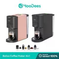 ราคา [ประกันศูนย์ 1 ปี] Baliza บาลิซ่า เครื่องชงกาแฟ 4-in-1 ชงกาแฟแคปซูล Nespresso & Dulce Gusto (1729980190882367750)