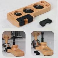 ราคา ที่วาง Portafilter, เครื่องชงกาแฟ 25 ซม., ขาตั้งแคร่, ไม้สน, ที่เก็บออแกไนเซอร์ Portafilter สากล, คีมงัดแงะกาแฟ, แผ่นยางรองแคร่ (1730750104471177428)