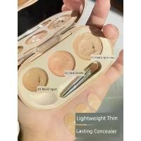 ราคา corrector concealer คอนซีลเลอร์สามสีปกปิดรอยสิว รอยคล้ำใต้ตา ฝ้า กระ จุดด่างดำ คอนซีลเลอร์หลายสี (1734349050639451363)