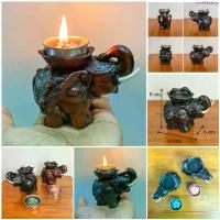 ราคา ที่วางเทียนหอม ที่ตั้งเทียน ที่ใส่เทียน รูปปั้นช้าง วางเทียนอโรม่า aroma candle holder Thai souvenirs. ที่นิยมมากที่สุด (1734561094510871770)