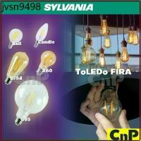 ราคา รุ่นใหม่ยอดนิยม SYLVANIA หลอดไฟ LED วินเทจ หลอดแก้ว Filament 4W 6W 8W ซีลวาเนีย รุ่น ToLEDo FIRA ทรง Ball Candle A60 ST64 G95 (1734137846712927761)