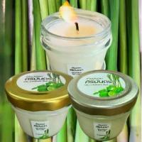 ราคา เทียนหอม จากน้ำมันตะไคร้สด มะกรูด มิ้นต์ แท้ หอมไล่ยุงได้ ใช้น้ำมันธรรมชาติ (1734238280671135073)