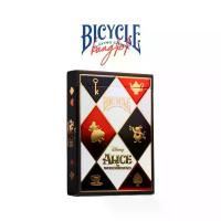 ราคา ไพ่ Bicycle Disney Alice in Wonderland (แท้) การ์ดสะสม อุปกรณ์มายากล ซองสุ่ม มัง ฮวา แม็กกี้ บาส (1733236433627875098)