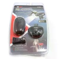 ราคา LA bicycle ไฟจักรยานหน้า+หลัง ET-0326 LED Bike Pro & X-Tail Star (1733976270049150870)