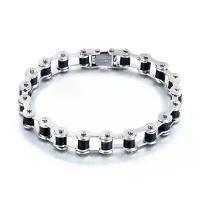 ราคา Fashion Stainless Steel Men's Motorcycle Bracelet Bicycle Chain Bangle Jewelry Gift (1733964267153950331)