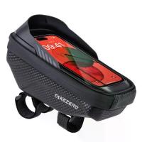 ราคา 1L Bike Phone Bag Waterproof Bicycle Bag Upper Tube สำหรับสมาร์ทโฟน 4.7-6.8in (1733113848095016333)