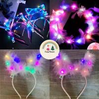 ราคา ขายร้อน ที่คาดผม มีไฟรูปโบว์ หูกระต่าย ไฟกระพริบได้ (1733829713912563711)