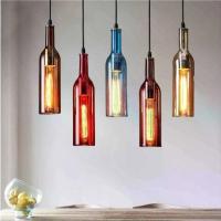 ราคา โคมระย้าขวดไวน์ สไตล์อเมริกันเรโทร จี้แก้ว LED ไฟเพดาน เหมาะสำหรับร้านอาหาร บาร์ คาเฟ่ ห้องนอน และข้างเตียง โคมไฟแขวน (1730943074318780475)