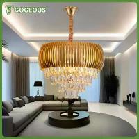 ราคา GOGEOUS โคมไฟระย้า 3 สี สามารถปรับความสว่างได้ คริสตัล โคมไฟห้อย ด้วยการควบคุมระยะไกล โคมไฟแขวน โคมไฟคริสตัล ทอง หรูหรา โคมระย้า โคม ไฟ ห้อย ระย้า (1731706708208945034)