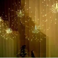 ราคา โคมไฟดอกไม้ไฟควบคุมระยะไกล ไฟสาย LED สำหรับใช้ทั้งในร่มและกลางแจ้ง กันน้ำ ตกแต่งบรรยากาศ โคมไฟแขวน โคมไฟดอกไม้ไฟระเบิด (1733772038157010717)