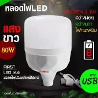 ราคา หลอดไฟแขน หลอดไฟชาร์จแบตได้ รุ่น F-159 โคมไฟแขวน หลอดไฟ LED Bulb 80W หลอดไฟพาร์ LED E27 ประหยัดพลัง (1729610590496197427)