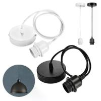 ราคา Senxiaofan ทนทาน E27 แบบสกรู ที่วางโคมไฟ 1 เมตร / 1.5 เมตร โคมไฟแขวน ฐานไฟเพดาน ติดตั้งด้วยตัวเอง ขั้วหลอดไฟ ติดตั้งโคมไฟแขวน (1734391271320684218)