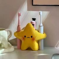 ราคา แบรนด์ Star toothbrush holder น่ารัก ลายการ์ตูน วางบนเคาน์เตอร์ สำหรับเก็บแปรงสีฟันไฟฟ้า รุ่น Ceramic toothpaste rack แขวนผนัง ทนทาน คุ้มค่า (1733794636311528562)
