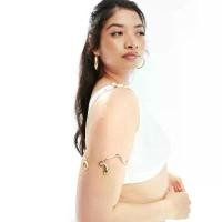 ราคา Asos snack arm cuff (กำไลต้นแขน) จัดส่งฟรี กทม (1734299648372933772)