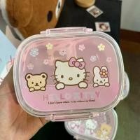 ราคา Cute sealed lunch box, fruit snack box, children's cartoon snack microwaveable PP lunch box (1734668834592622218)
