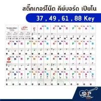 ราคา สติ๊กเกอร์โน๊ต คีย์บอร์ด เปียโน 37 , 49 , 61 , 88 Key (1729557002427992671)