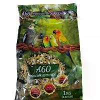 ราคา [COD A60 Premium breeder BIRD Food 1 KG.อาหารนก13ชนิดสำหรับนกรัก cockatiel, แก้มเขียว, forpus, Sun Conure, Conure Family (1734438915410986284)