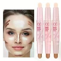 ราคา Multi-Functional Dual-Ended Highlighter And Contour Pencil - Concealer Stick - Waterproof, Buildable Concealer Foundation Stick (1733606363687192482)