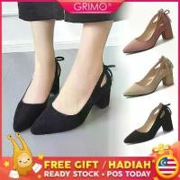 ราคา รองเท้าส้นสูงผู้หญิง GRIMO Malaysia รุ่น Drelly หนังกลับนิ่ม พื้นหนา ส้นสูง รองเท้าส้นสูงผู้หญิง ks12694 (1733845155815130258)