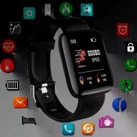 ราคา Smartwatch ผู้ชายผู้หญิงนาฬิกาข้อมือนาฬิกาสมาร์ทข้อความ Fitness Monitor สร้อยข้อมือของขวัญวันเกิดนาฬิกาอิเล็กทรอนิกส์สําหรับ Android IOS [COD] (1733807357955901367)