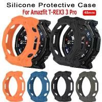 ราคา Парвандаи муҳофизатии TPU барои Amazfit T-rex 3 3 Pro 48mm SmartWatch Strap Cover Bumper силиконӣ (1733228367298987583)