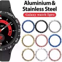 ราคา Metal Bezel Ring Styling Case for Samsung Galaxy Watch 5 Pro 45mm Smartwatch Cover Sport Adhesive Case Bumper Ring (1733707413200209635)