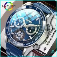 ราคา [Op010] นาฬิกาอัจฉริยะโทรผ่านบลูทูธใหม่390*390 IP67กันน้ำนาฬิกาแฟชั่นจอ HD 2023 SmartWatch Olahraga ผู้ชายผู้หญิงสำหรับ Huawei Xiaom (1734540512525911940)