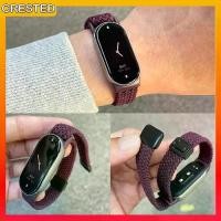 ราคา Soft Nylon Braided Strap for Xiaomi Mi Band 10 / 9 / 8 NFC Smartwatch Accessories Adjustable Elastic Belt Bracelet Band with Magnetic Buckle for Xiaomi Smart Band 8 9 NFC (1733478666927768752)