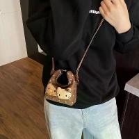 ราคา Girls' Stylish Cute Cat Mini Handbag Accessories Bag Little Girls' Stylish Crossbody Lipstick Bag Children's Saddle Bag (1733849080806016299)