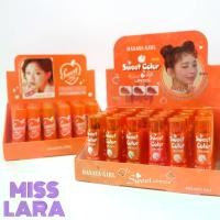 ราคา {24 Sticks} Hasaya Girl Peach Sweet Color Lips, Juicy and Shiny Lipstick, Peach Tone, Beautiful and Clear Lip Color. (1733695029742765653)