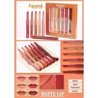 ราคา [COD] 9091B lipstick ลิปสติก ราคาถูกที่สุดเซต 6ชิ้น โทนส้มอิฐ โทนแดงก่ำ เครื่องสำอาง ทาปาก ลิปสีสวย (1732985583890564188)