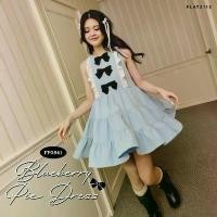ราคา (สินค้าไม่ผ่าน QC) FF0861 : BLUEBERRY PIE DRESS เดรส ผู้หญิง เสื้อผ้า ชุดกระโปรง เดรสสั้น (1733751541450704441)
