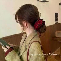 ราคา ยางรัดผมคริสตัลสไตล์ฝรั่งเศส, ยางรัดผมแบบเรียบง่าย, ยางยืดรัดผม, อุปกรณ์จัดแต่งทรงผม (1734698149057823986)
