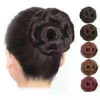 ราคา ผมสังเคราะห์ทรงมวยเก้าดอกไม้แบบถุงวิก พร้อมกิ๊บหนีบผมสำหรับผู้หญิง กิ๊บหนีบหางม้า กิ๊บหนีบปู กิ๊บหนีบปิ่นปักผม ทรงผมปลอมเหมือนจริง อุปกรณ์จัดแต่งทรงผม (1734295962267976934)